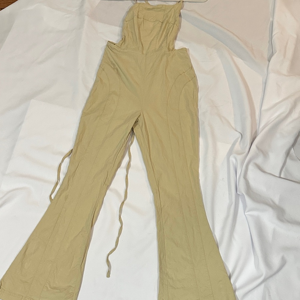 Urban Outfitters Beige Jumpsuit